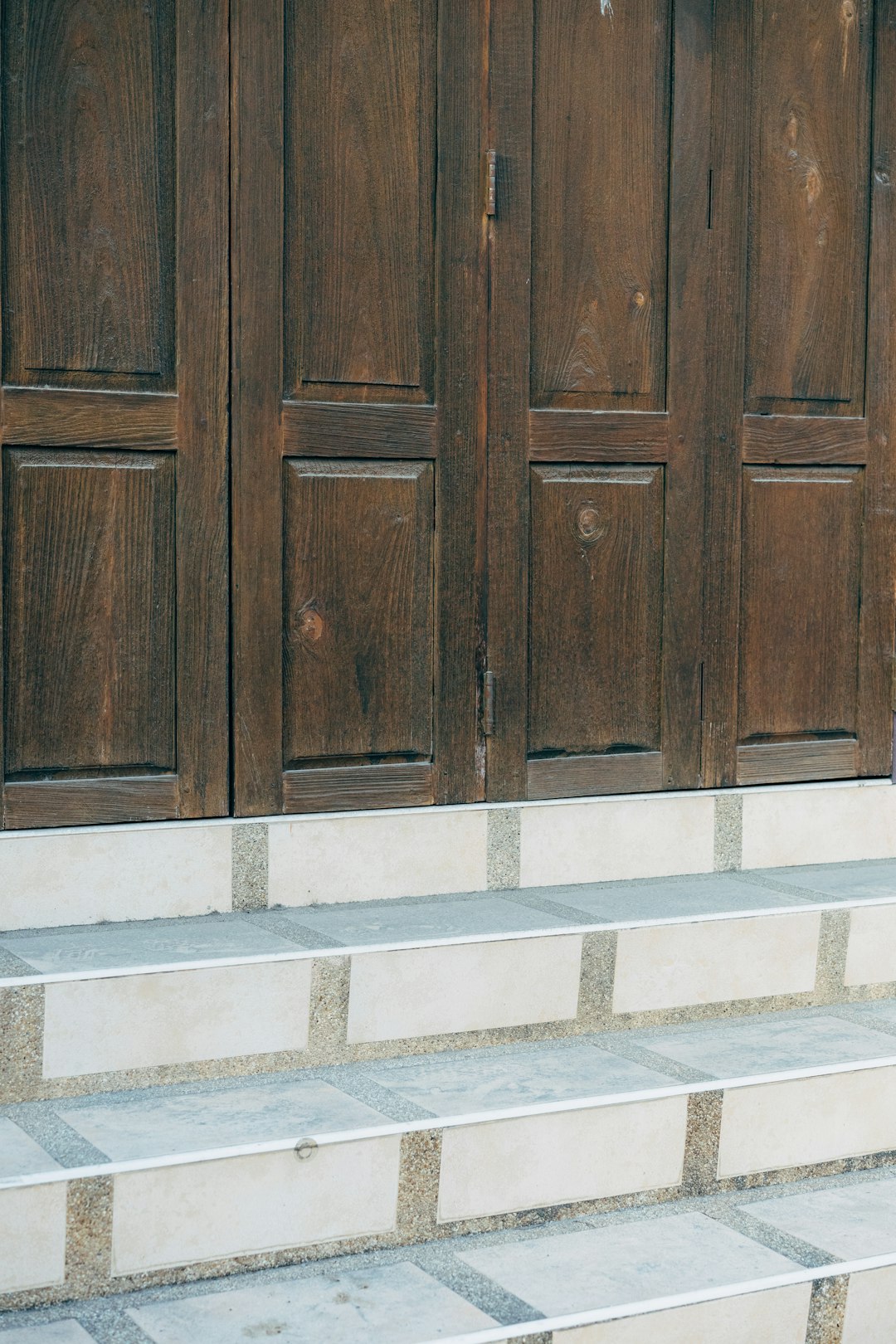 brown wooden door