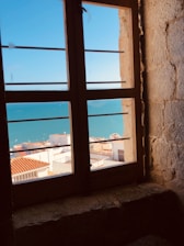 View from the window overlooking the charming streets of La Spezia.