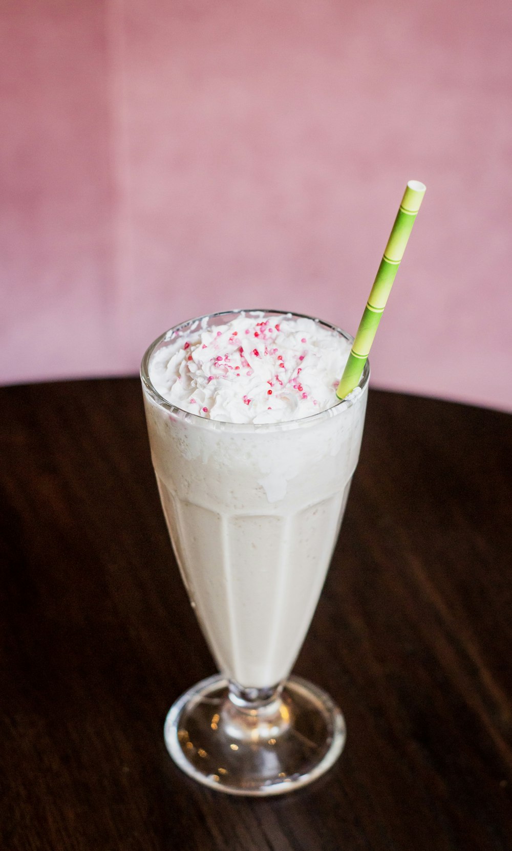 Milkshake in a glass