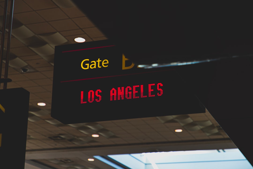 gate Los Angeles signage