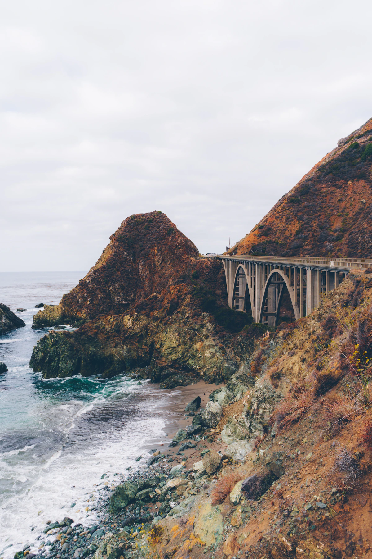 Pacific coastline near Half Moon Bay, San Mateo County, California