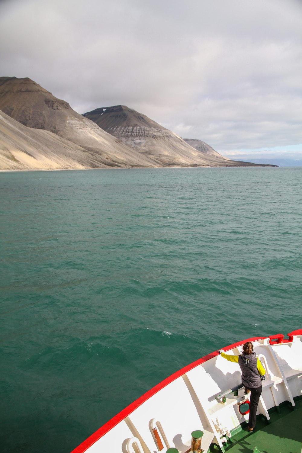 white boat