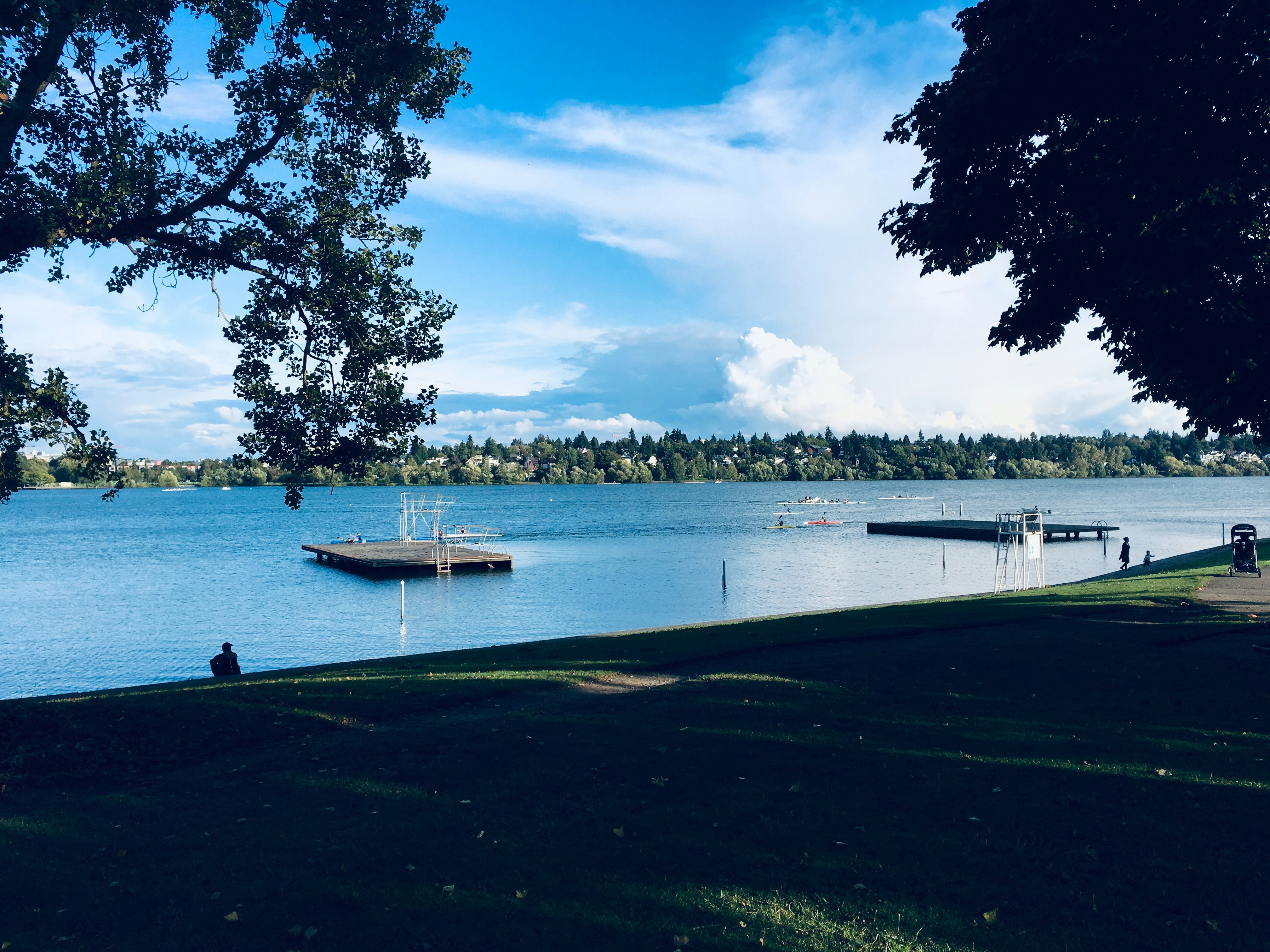 persona che cammina in riva al mare