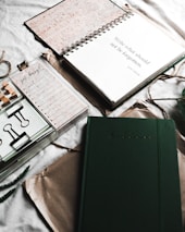 green notebook