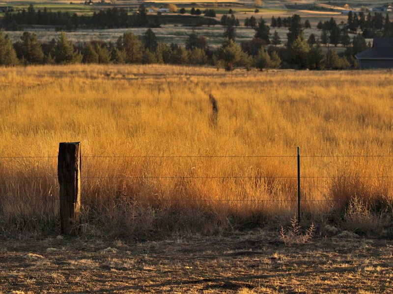 Ranch and split-rail fence
