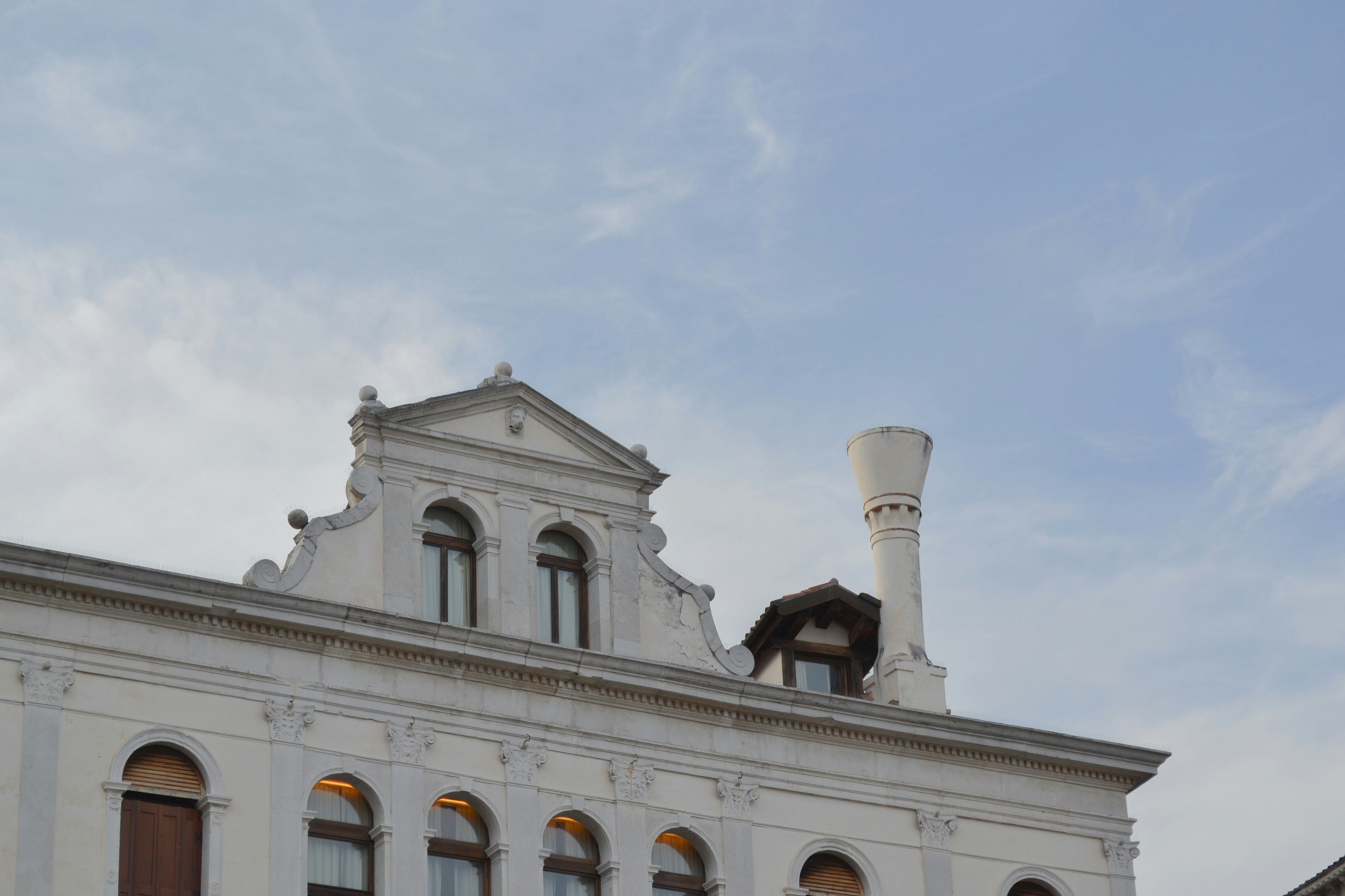 white concrete building
