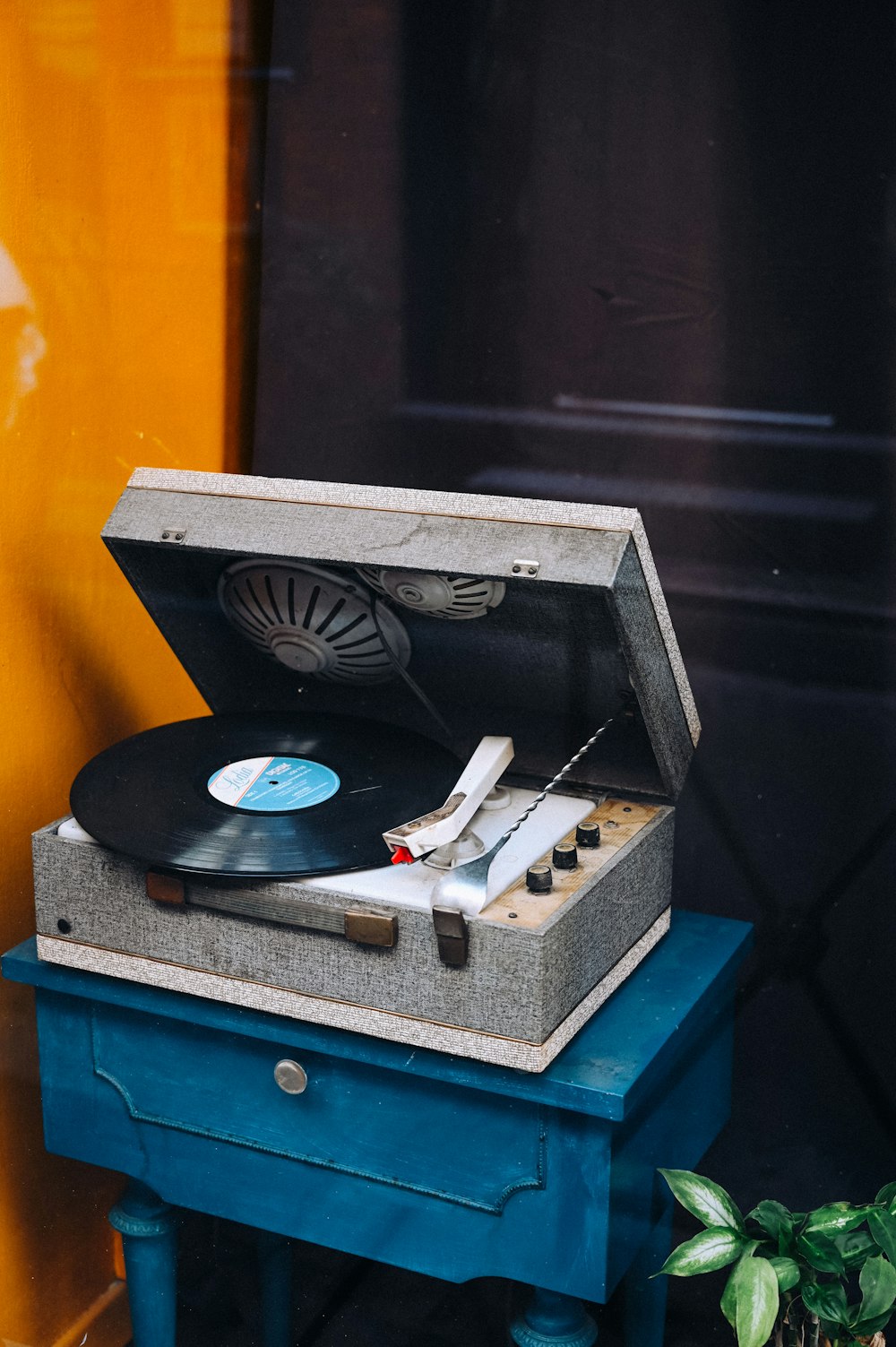 turntable near wall