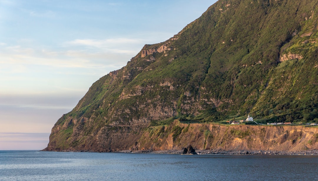 green and brown mountain beside body of water during daytime