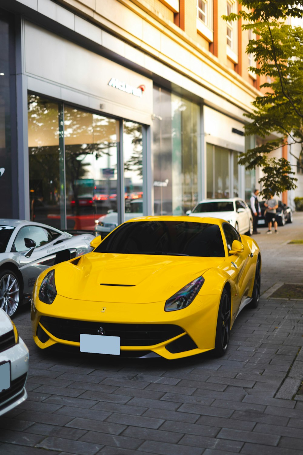 yellow coupe