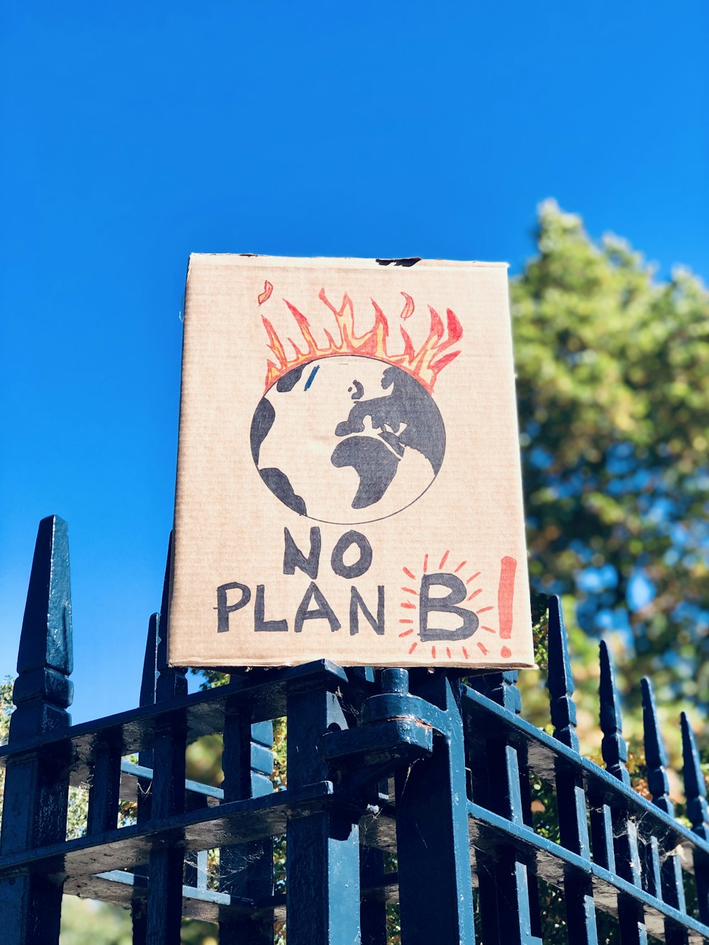 no plan B! signage