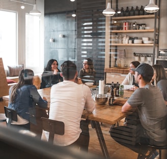 people sitting on chair