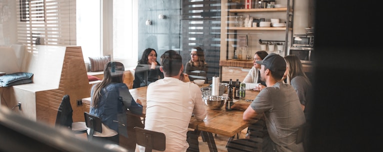 people sitting on chair