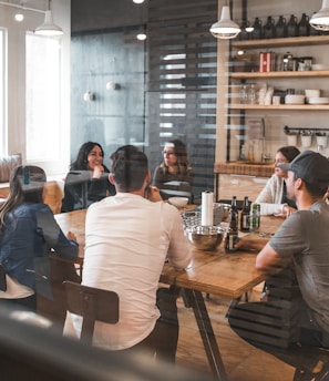 people sitting on chair