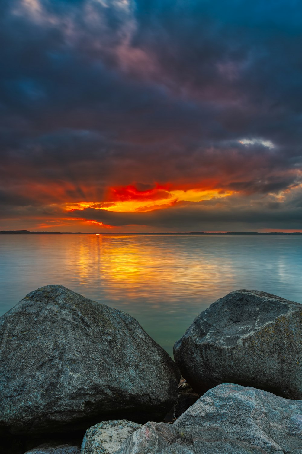 rocks near body of water