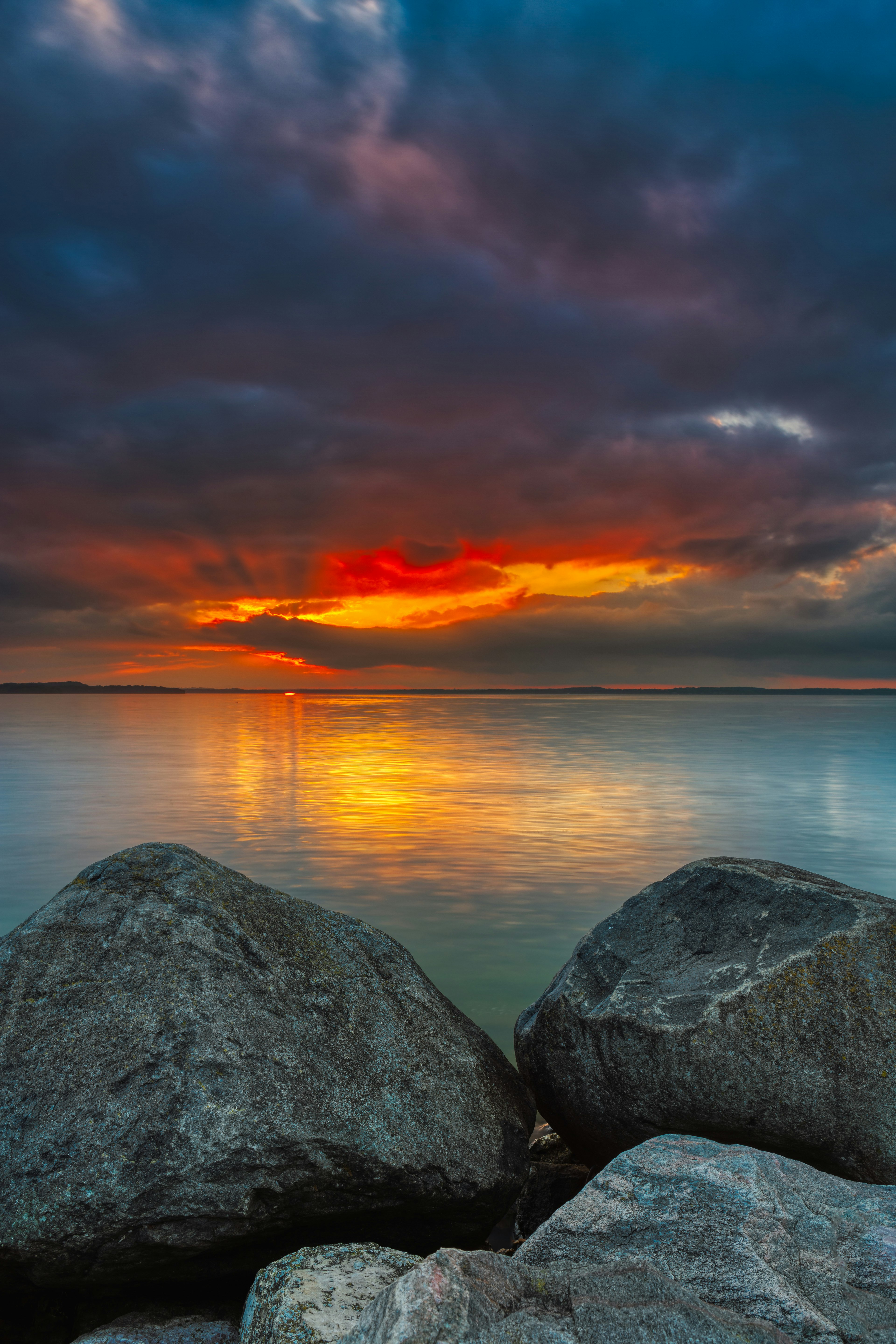 rocks near body of water