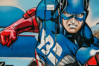 Captain America graffiti