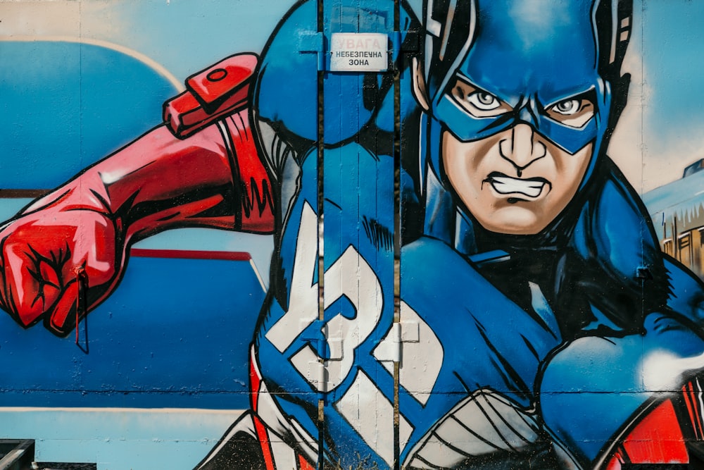 Captain America Graffiti