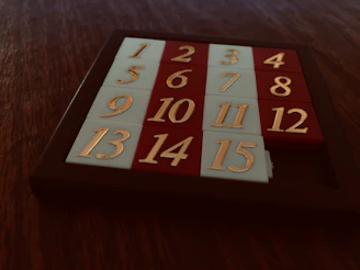 Puzzle game interface featuring colorful tiles that need to be matched against a dark background