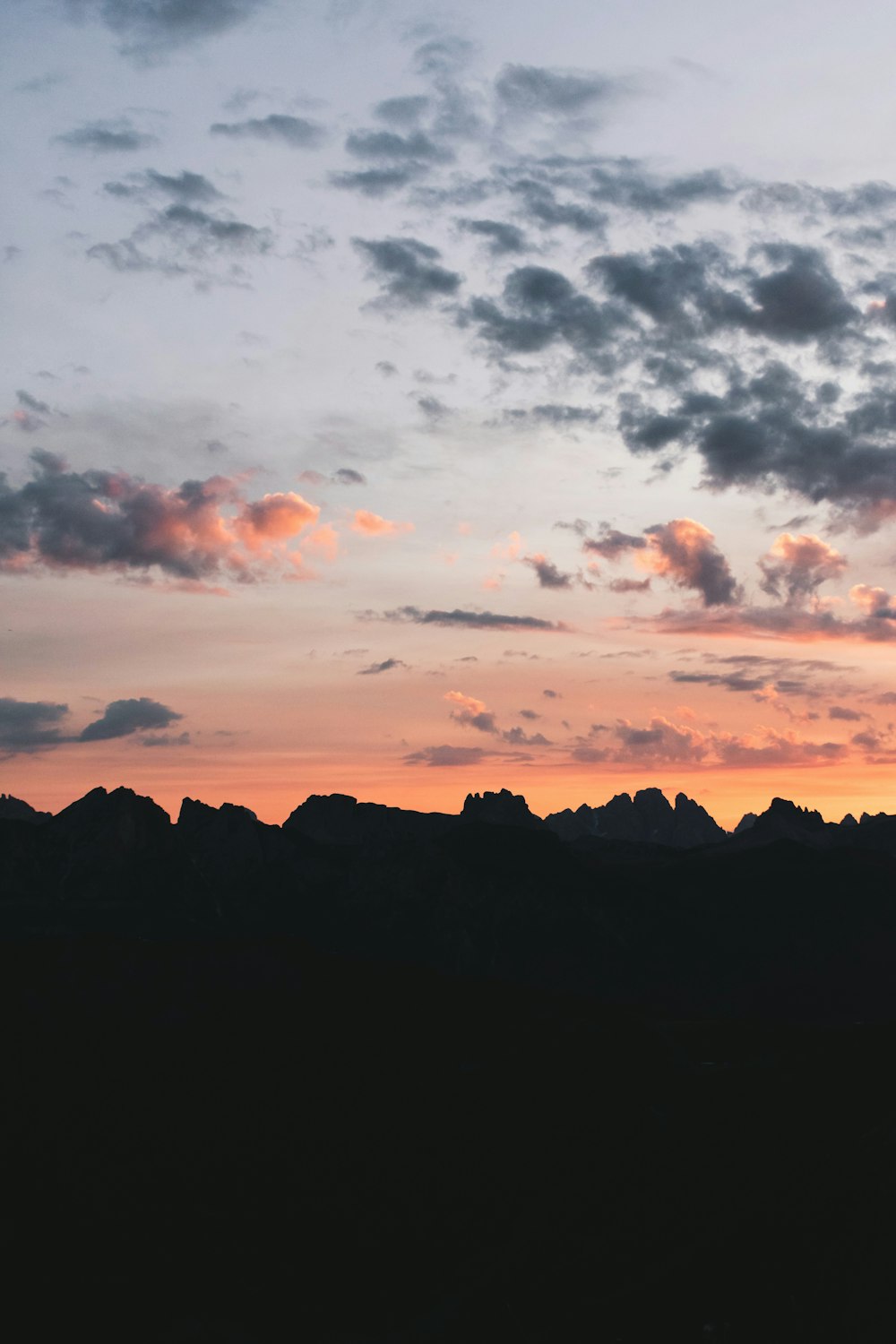 low-angle photography of nimbus clouds