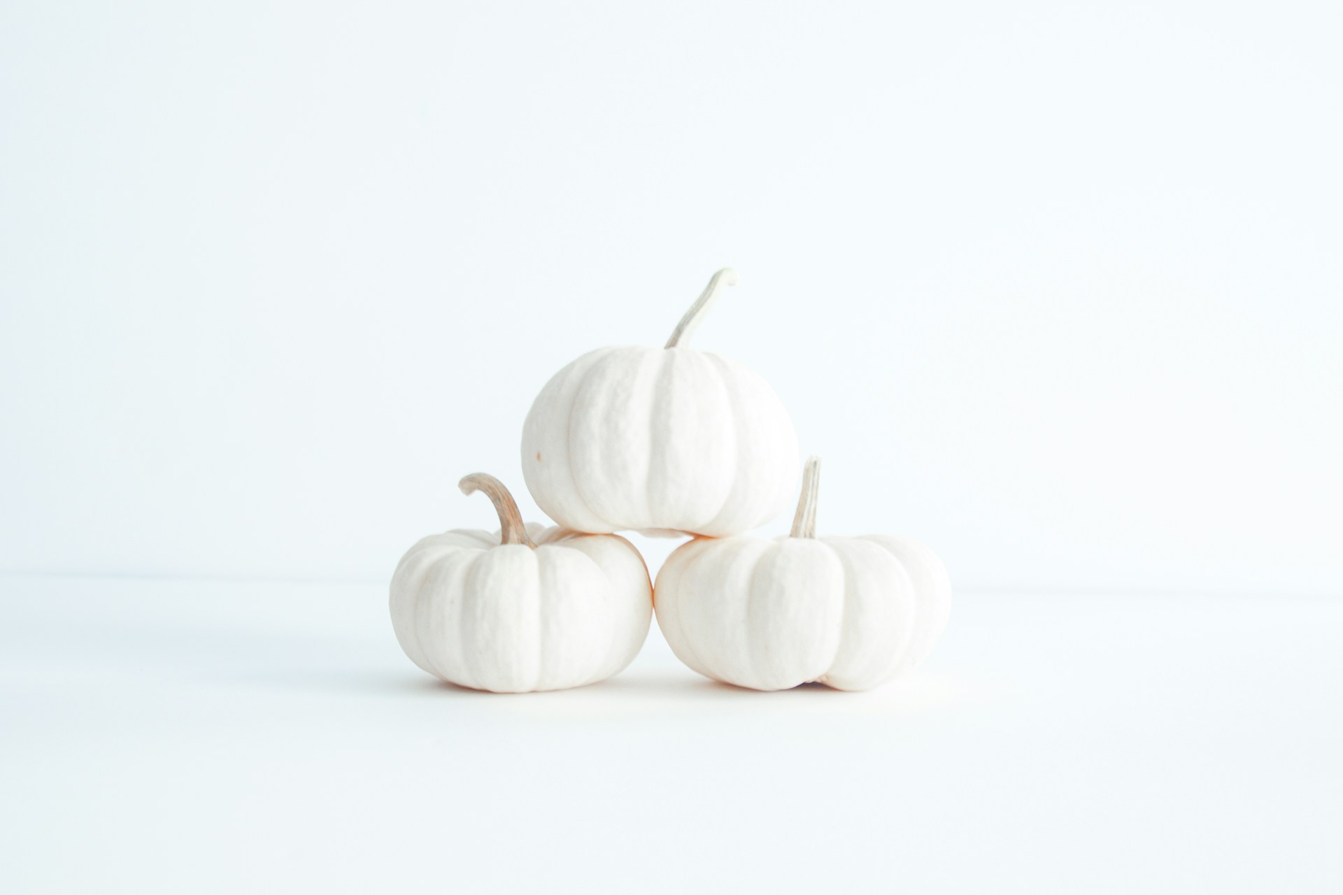 three white squash