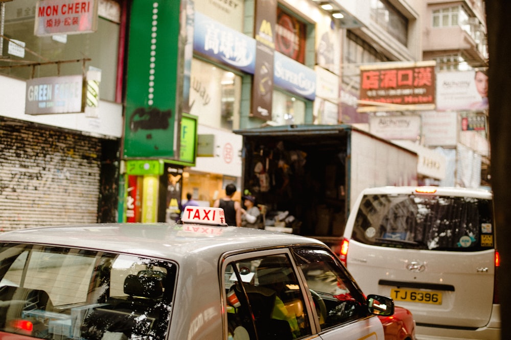 vehicle on road near buildings