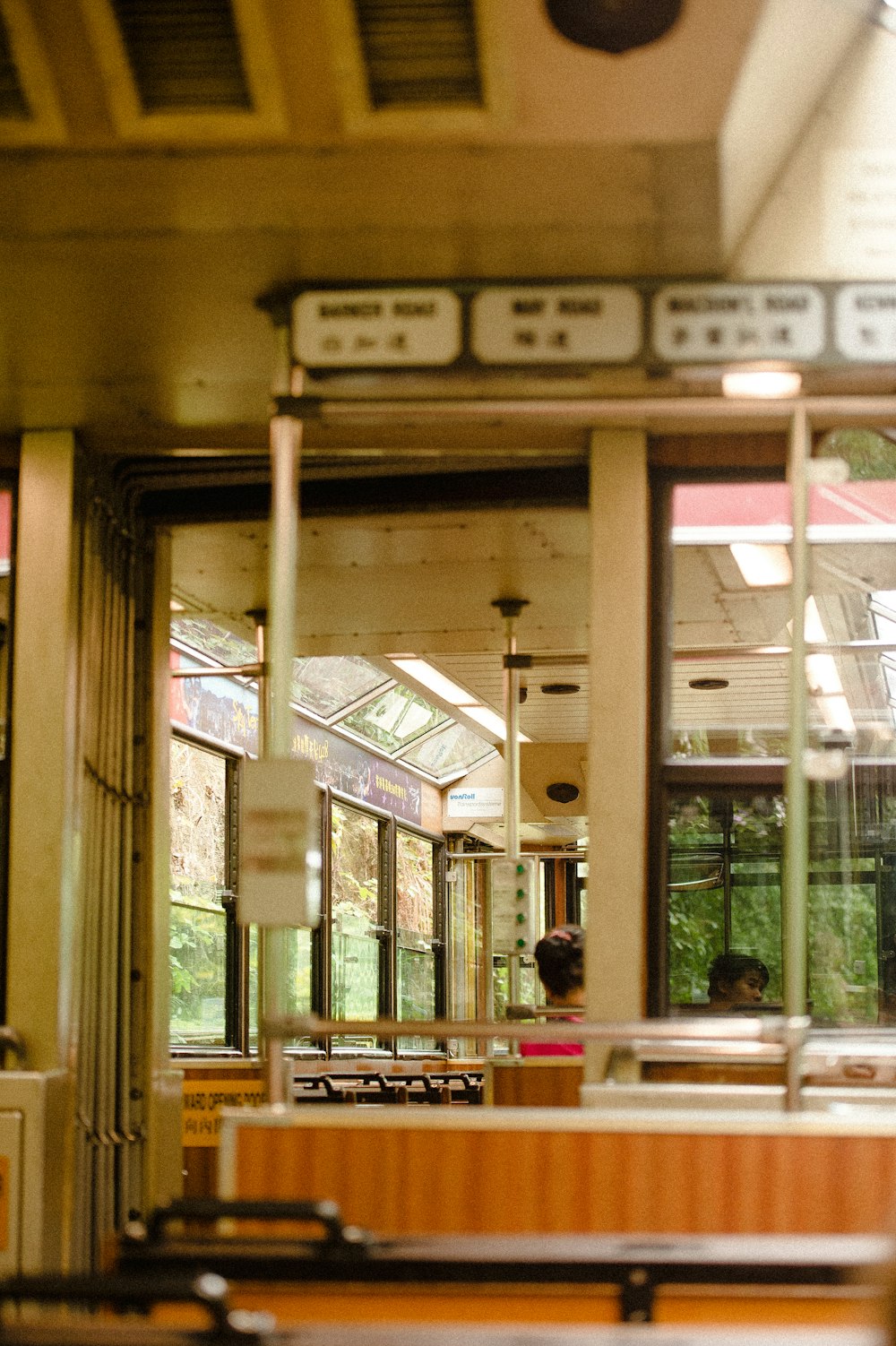 people inside train