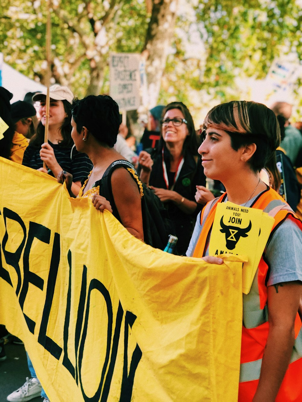 yellow and black signage