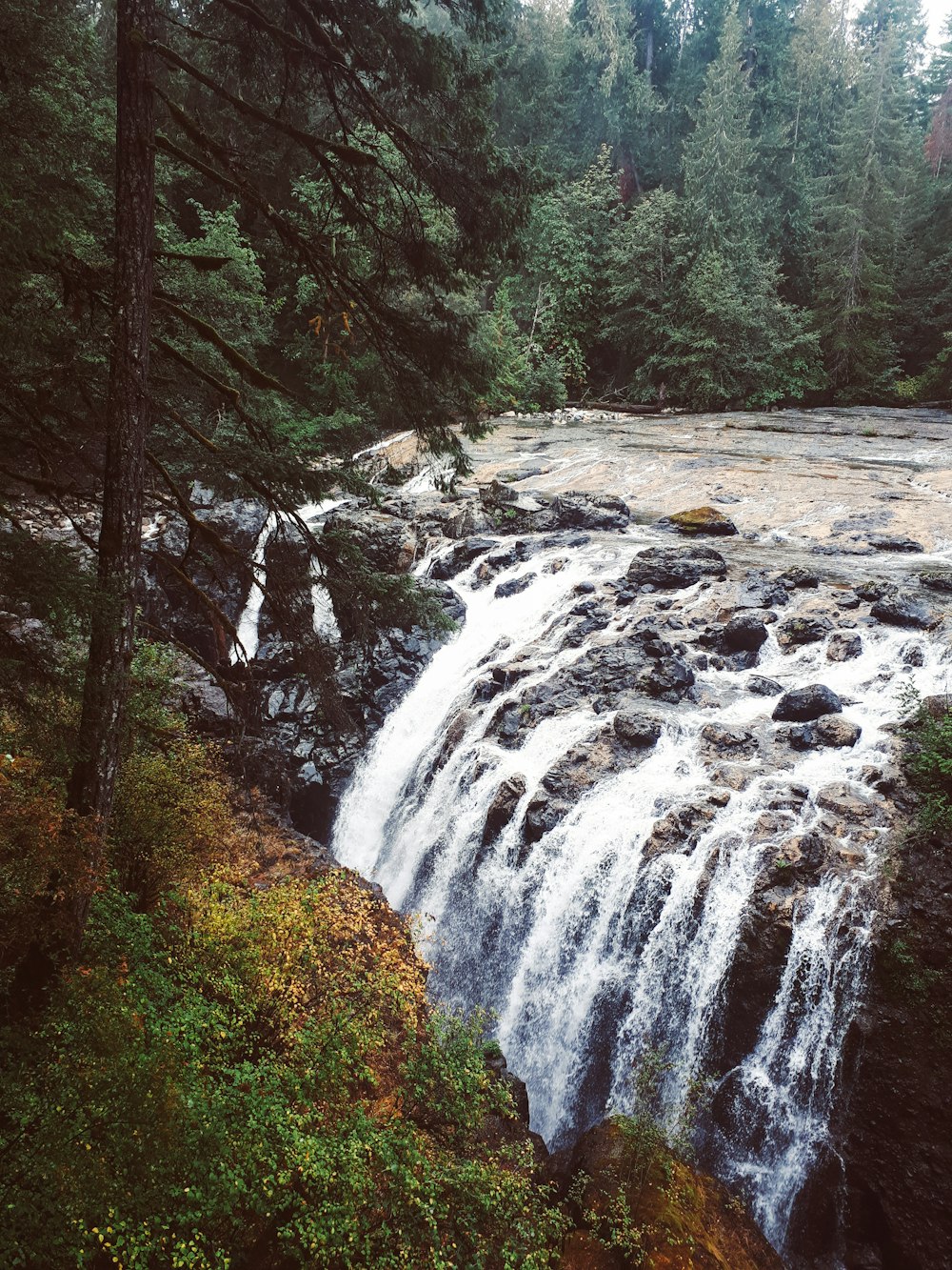 cascading waterfalls