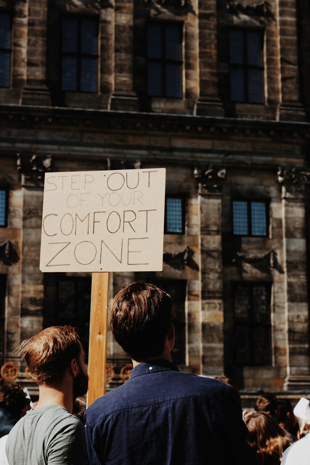 comfort zone signage