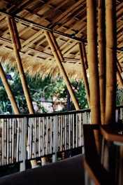 brown hut