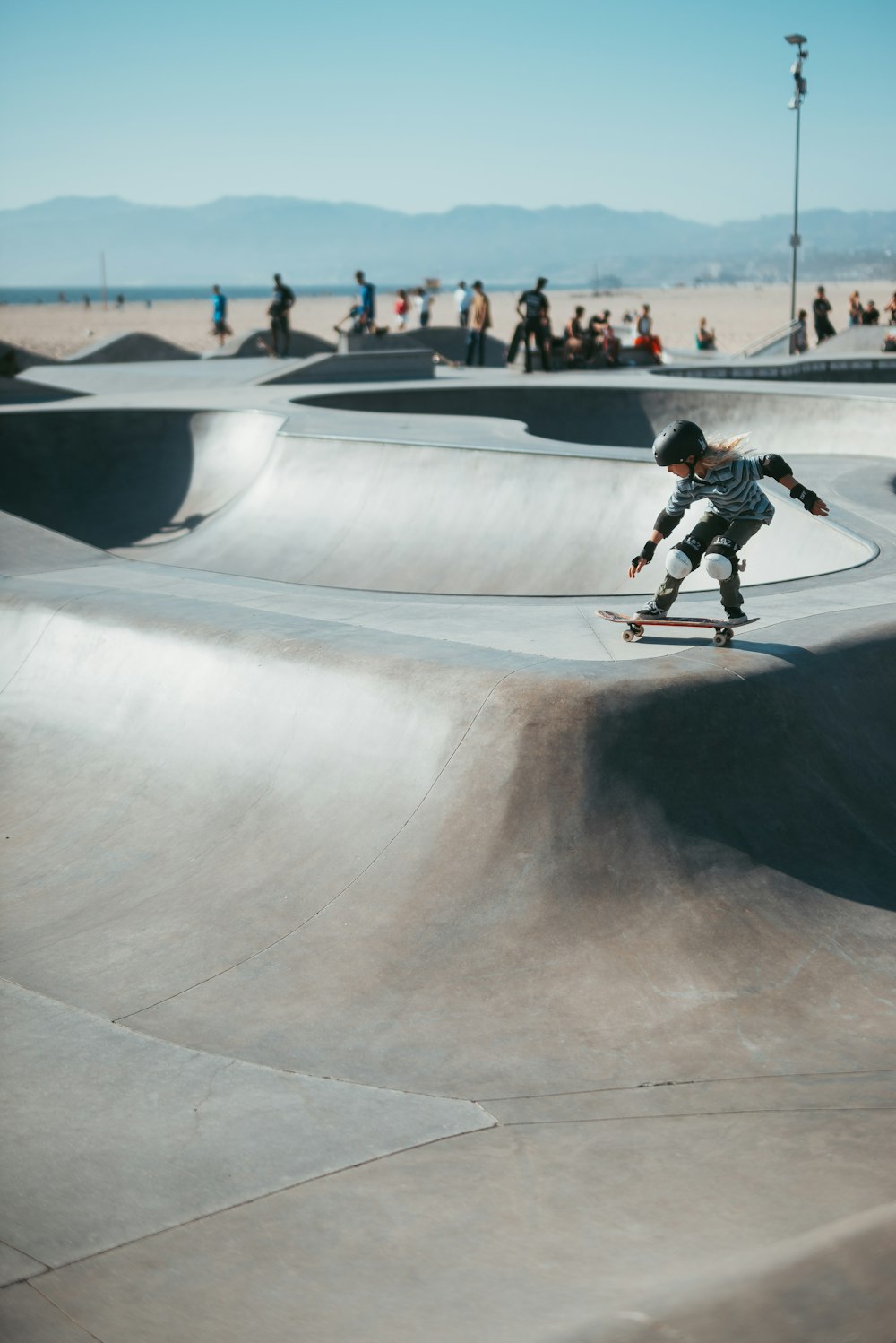 boy riding skateboard