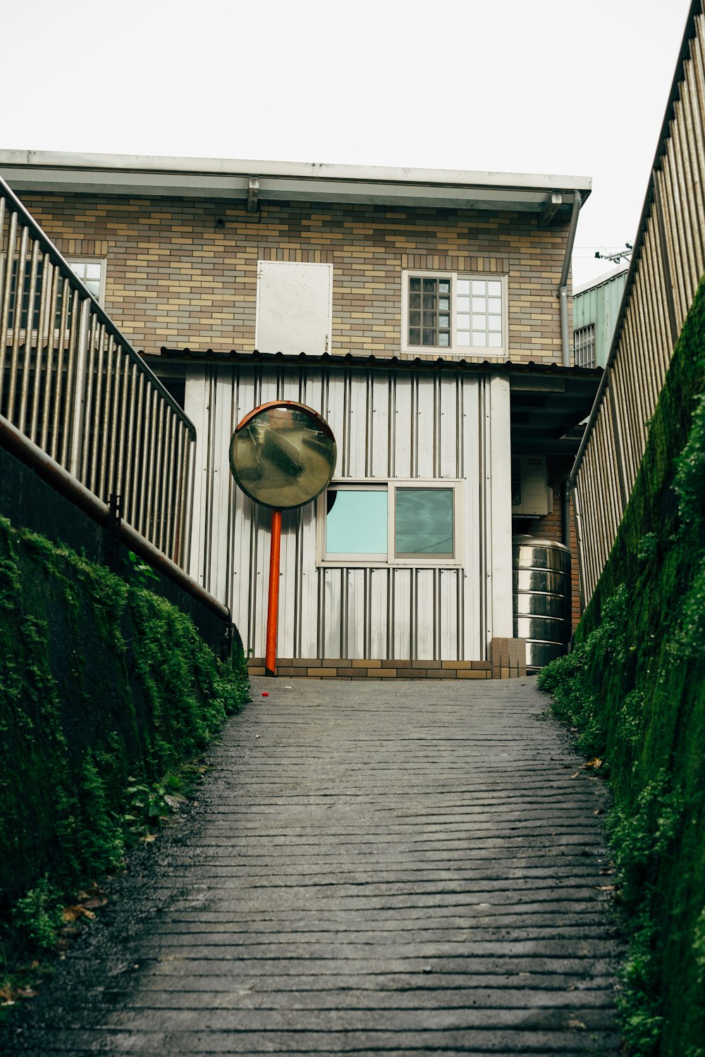 stairs and building during day