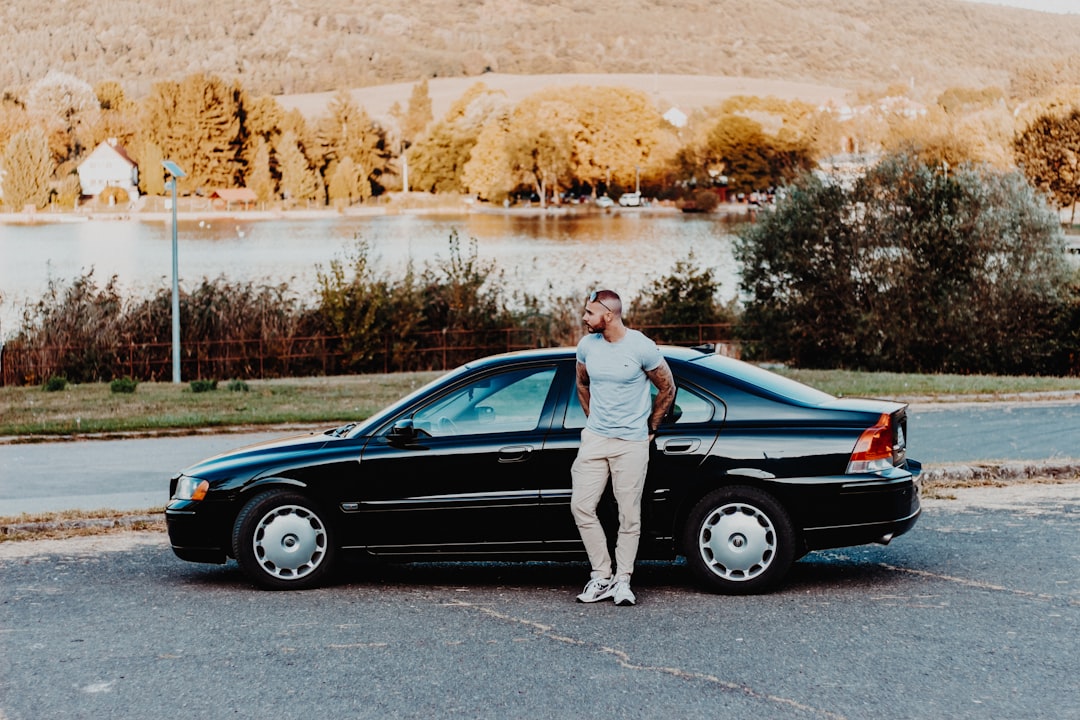 black Volvo S40 sedan