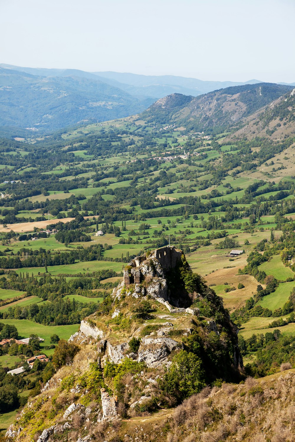 Vista de la masa de tierra durante el día