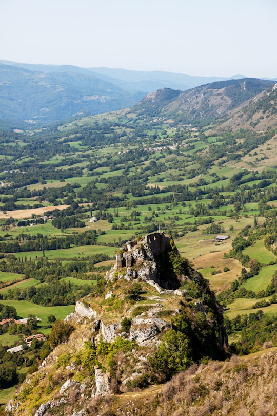 view of land mass during daytime in Roquefixade France