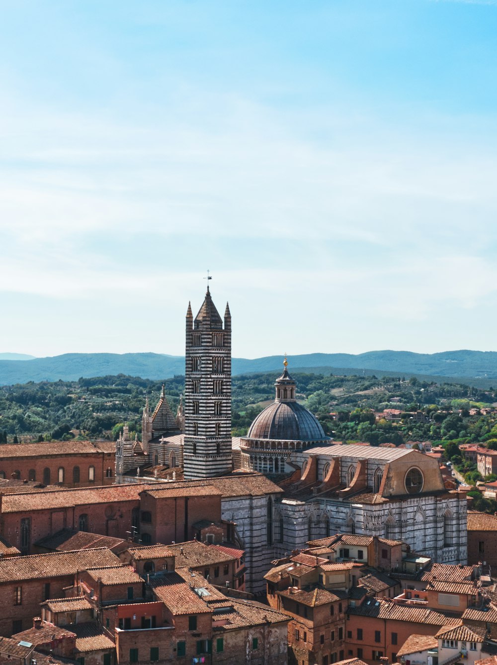 foto aerea della città