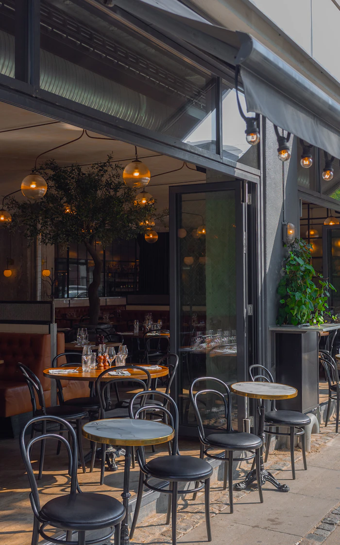 Restaurant seating area