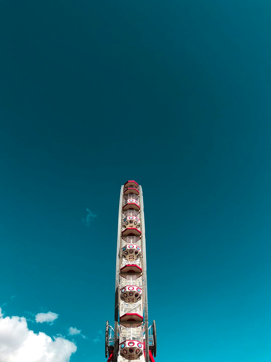 white Ferris wheel