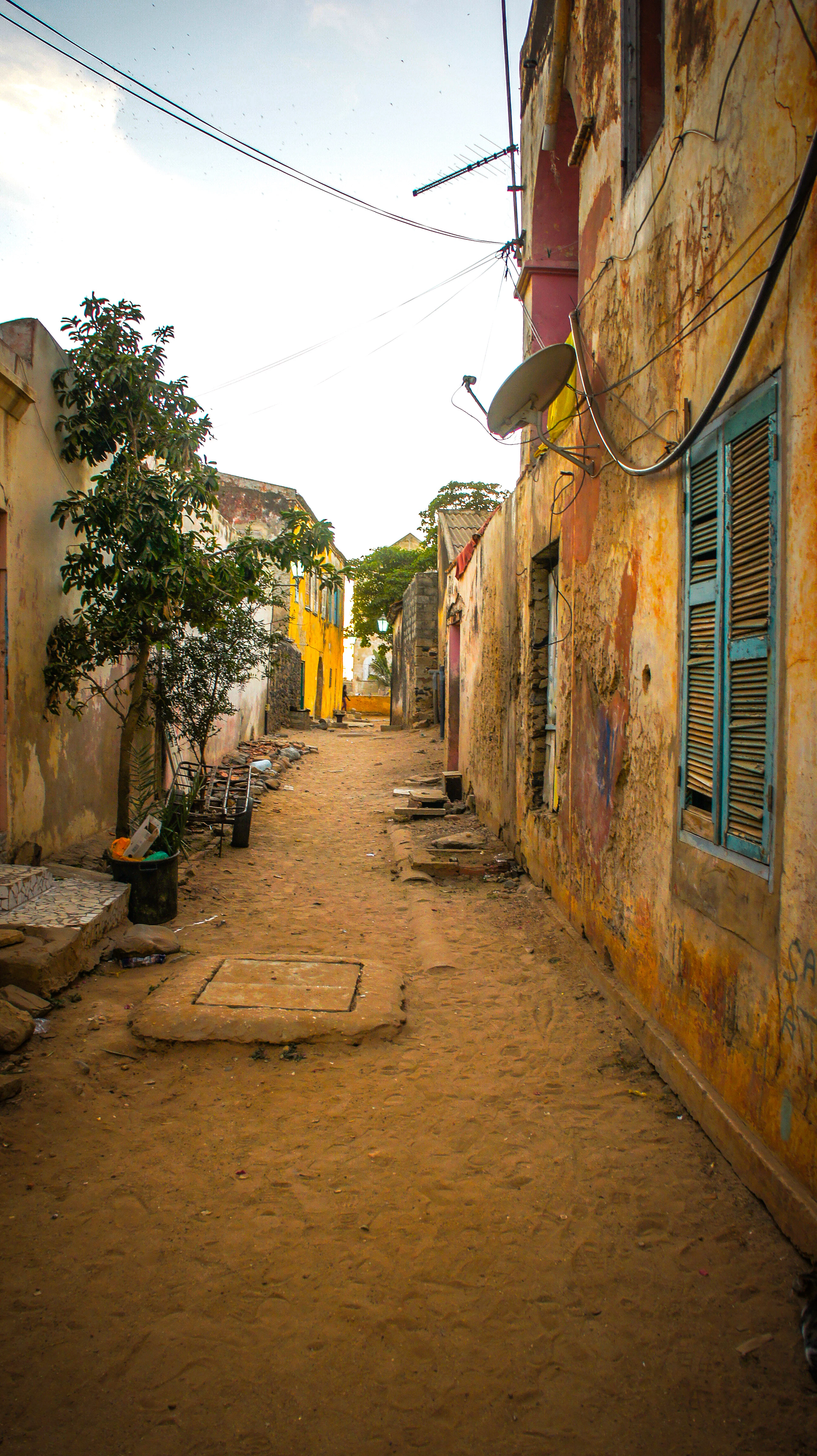 The old town of Dakar, Senegal
