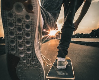 person on skateboard