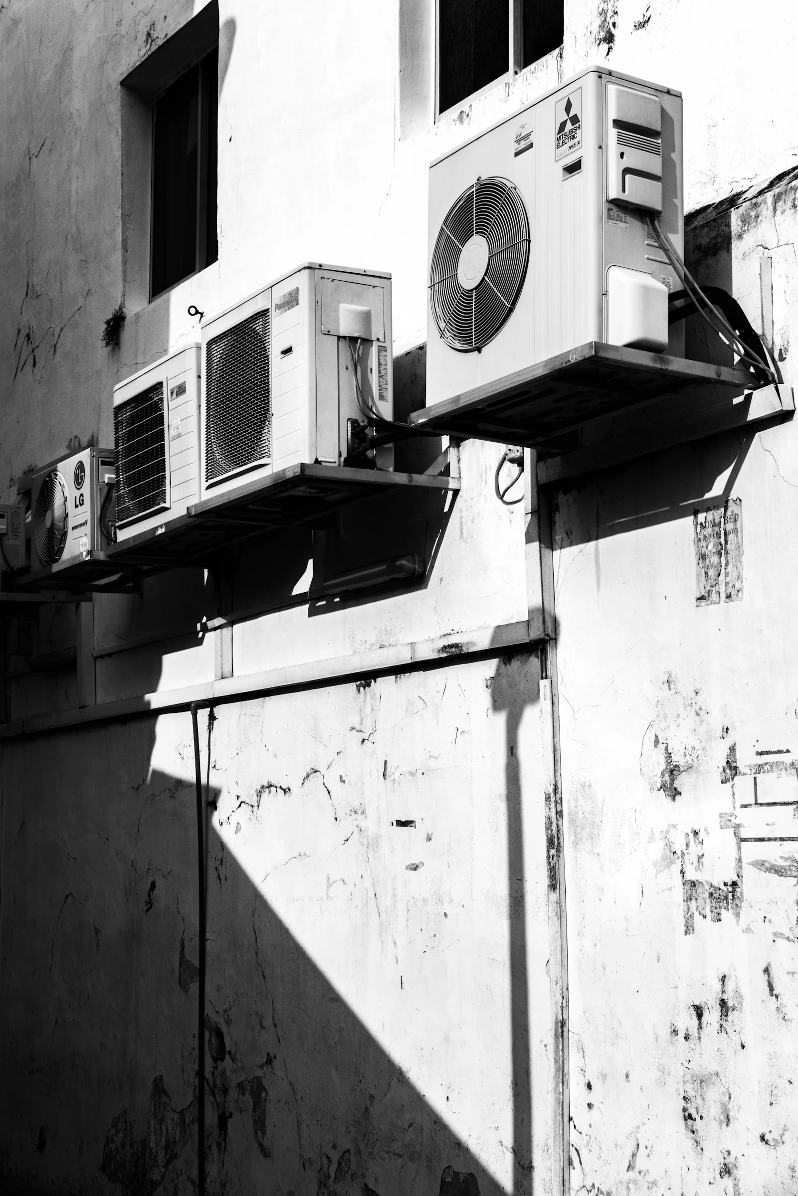 Several air conditioning units