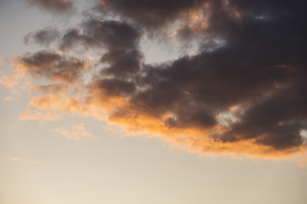 clouds in sky during sunrise