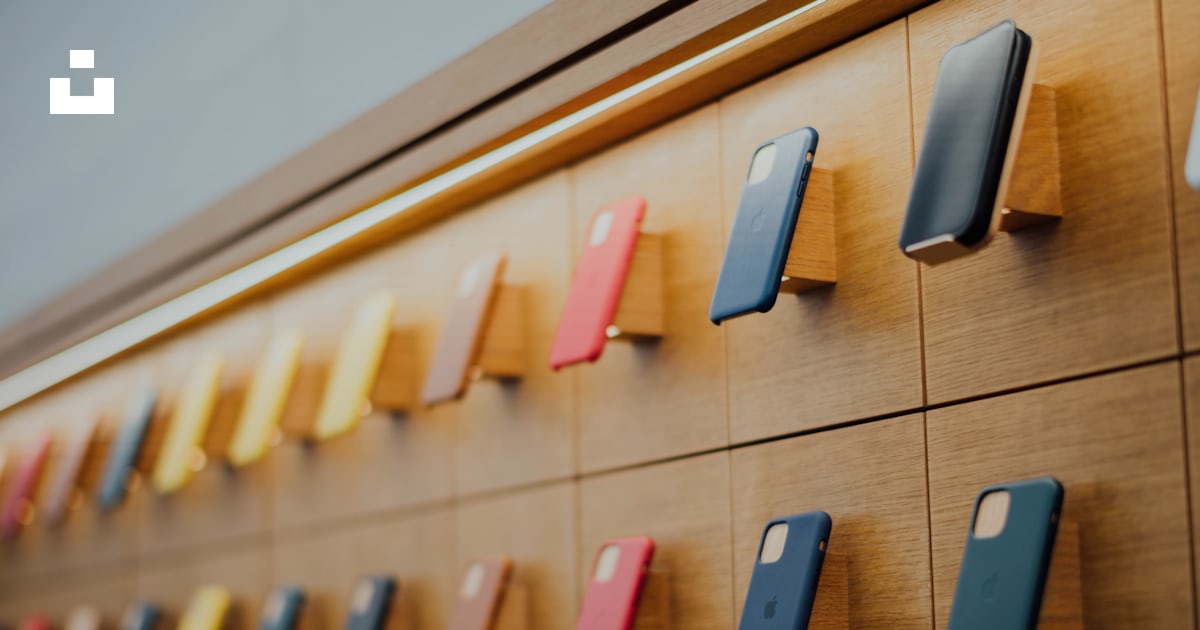 Brown wooden smartphone rack inside room photo – Free Brown Image on ...