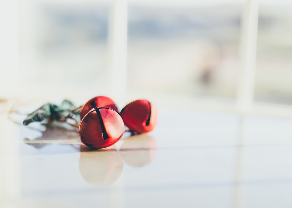 selective focus photo of bells