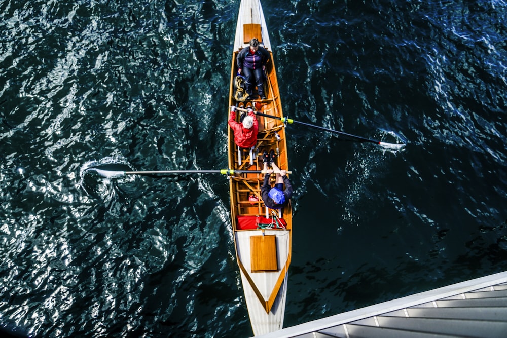 orange boat