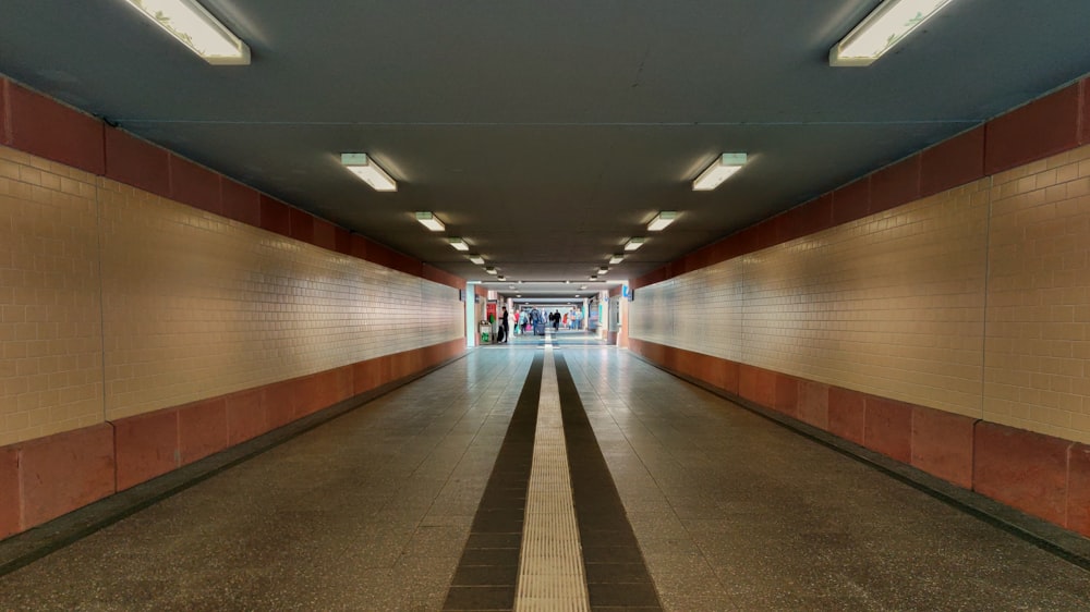 lighted hallway