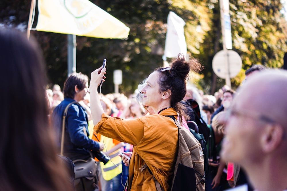 people gathering near outdoor during daytime