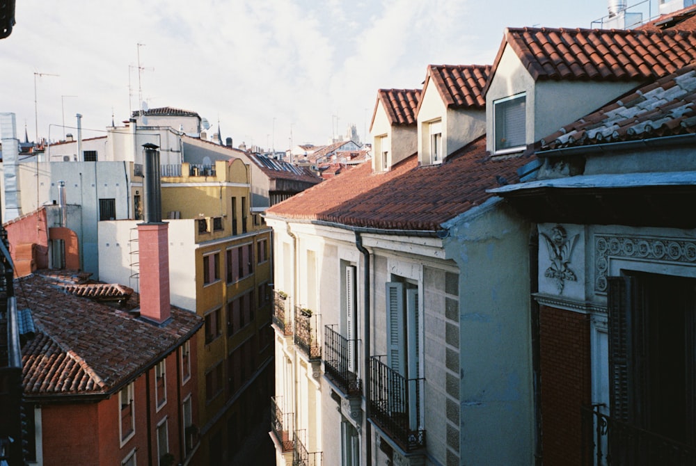 white buildings