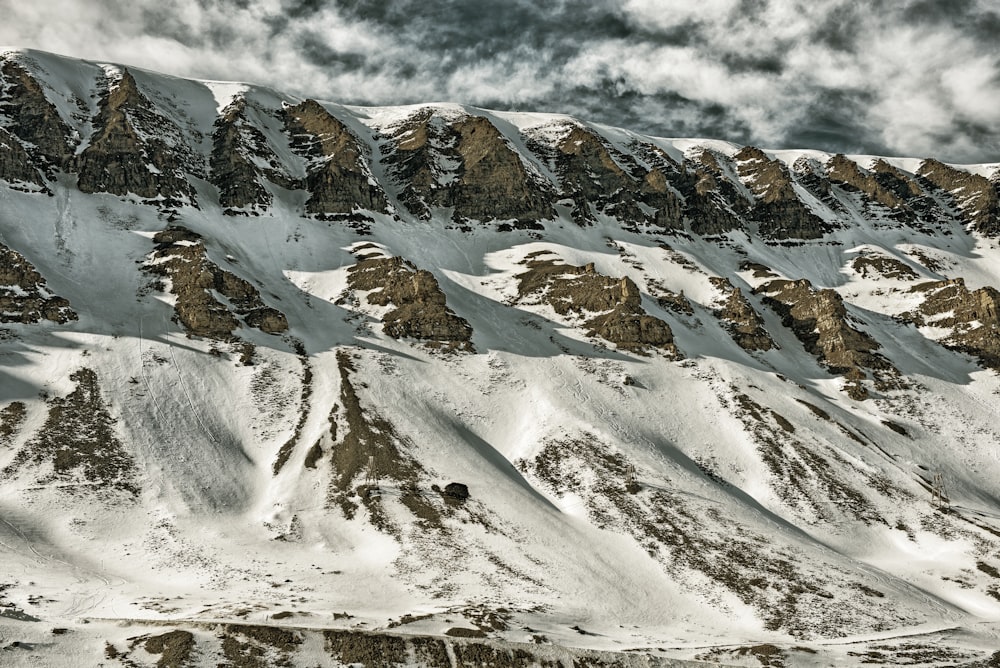 white snow cape mountain