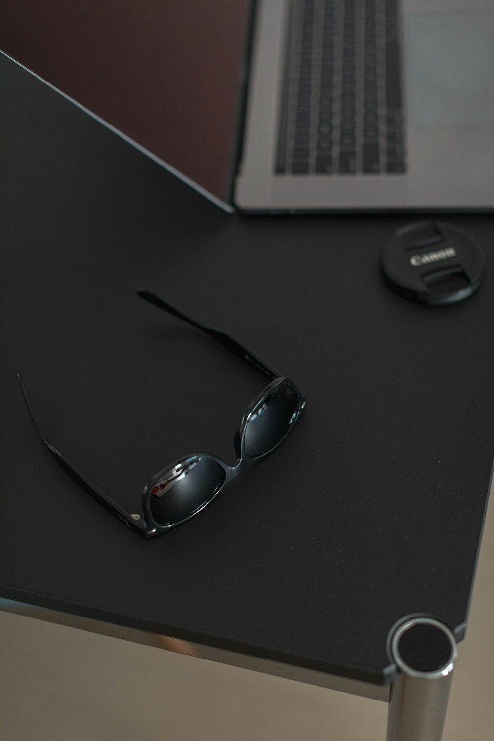 sunglasses on table